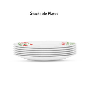 Larah by Borosil Hazel Full Plate Set