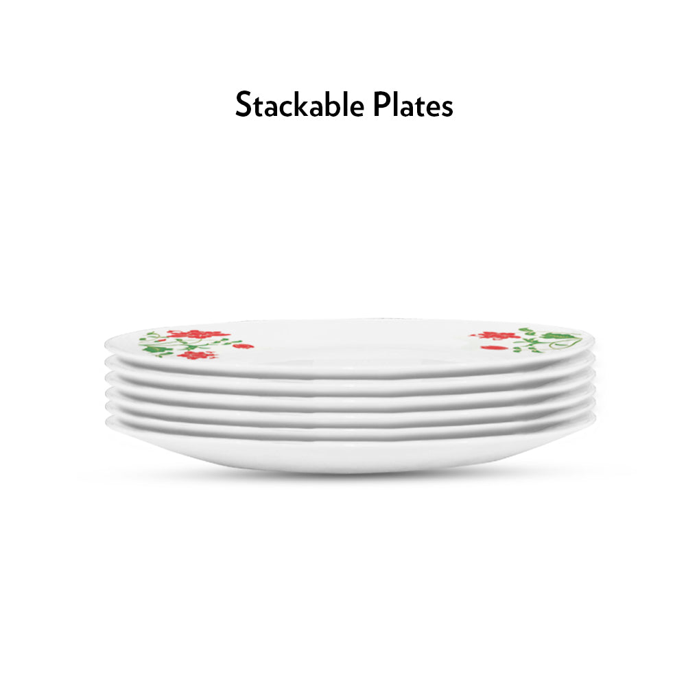 Larah by Borosil Hazel Full Plate Set