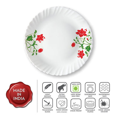 Larah by Borosil Hazel Full Plate Set
