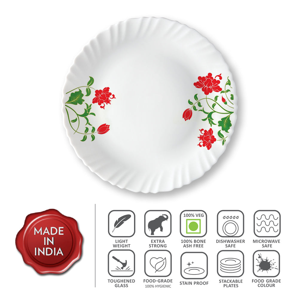 Larah by Borosil Hazel Full Plate Set
