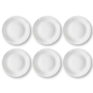 Larah by Borosil White Full Plate Set