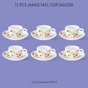 Larah by Borosil Janus Cup n Saucer Set