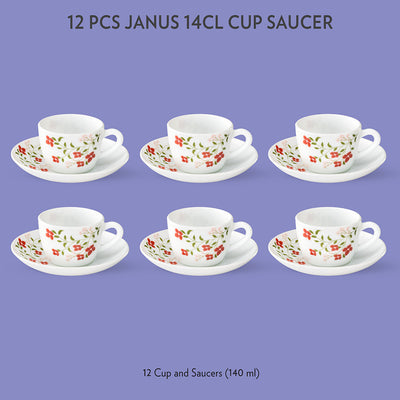 Larah by Borosil Janus Cup n Saucer Set