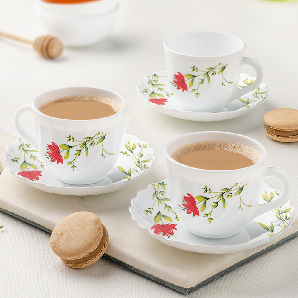 Larah by Borosil Oriental Cup n Saucer Set