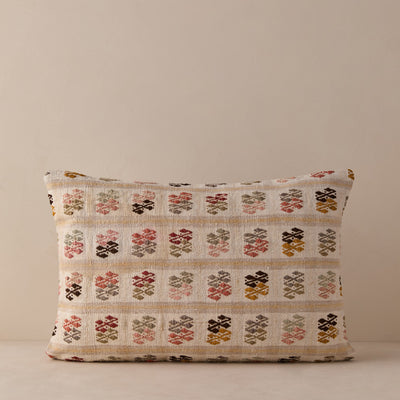 Vintage Lumbar Pillow No. 354, 16" x 24"