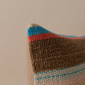Vintage Lumbar Pillow No. 323, 12" x 20"