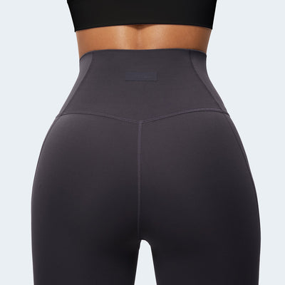 Nakedfeel High Waisted Leggings - Tephra Gray