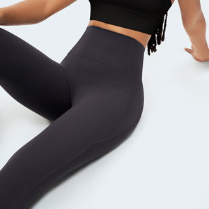Nakedfeel High Waisted Leggings - Tephra Gray
