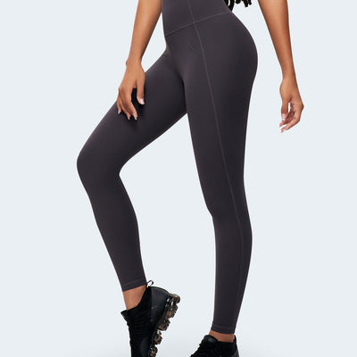 Nakedfeel High Waisted Leggings - Tephra Gray