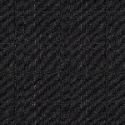 Napolean Artici Windowpane Charcoal Wool Jacket