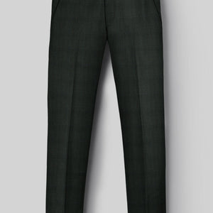 Napolean Esso Tartan Olive Wool Pants