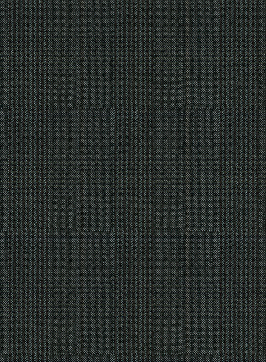 Napolean Esso Tartan Olive Wool Pants