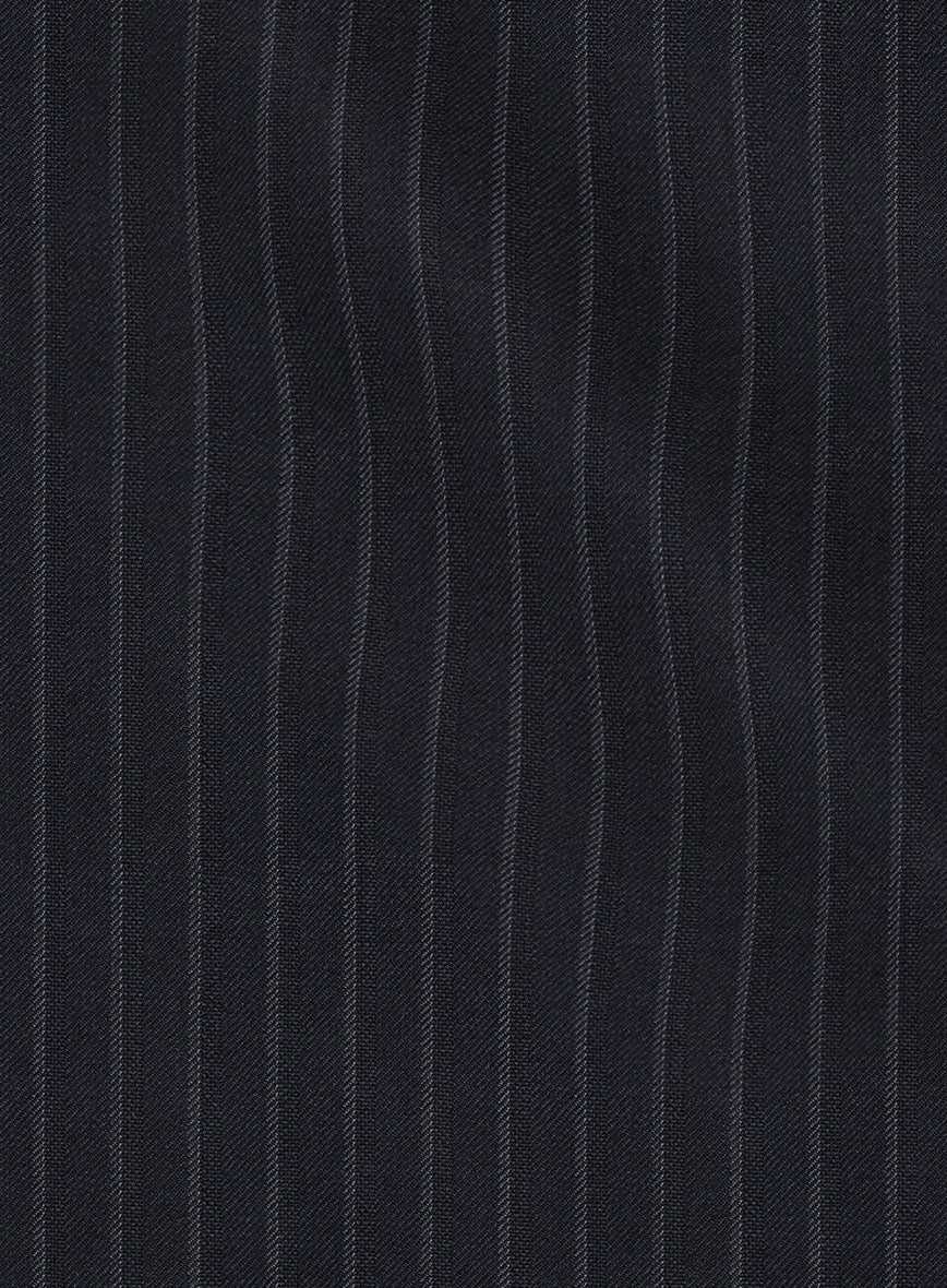 Napolean Windsor Blue Stripe Wool Waist Coat