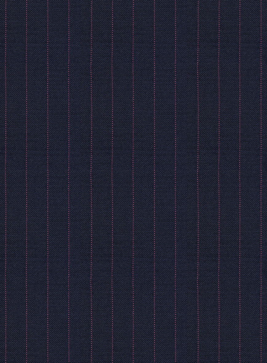 Napolean Abelino Stripe Blue Wool Jacket