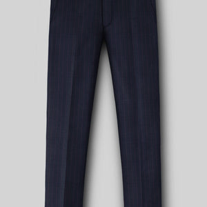 Napolean Abelino Stripe Blue Wool Pants