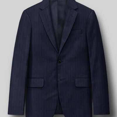 Napolean Abelino Stripe Blue Wool Suit
