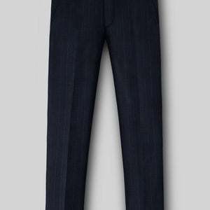 Napolean Gavino Stripe Blue Wool Pants
