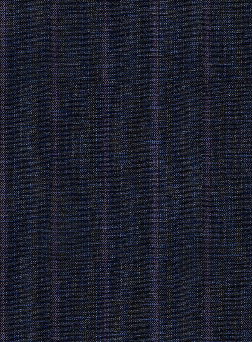 Napolean Gavino Stripe Blue Wool Jacket