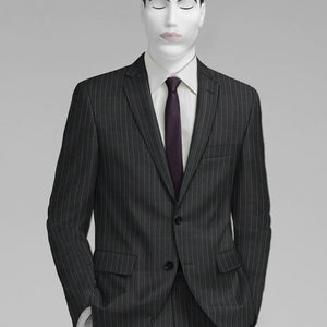 Napolean Abelino Stripe Black Wool Jacket