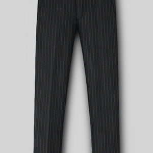 Napolean Abelino Stripe Black Wool Pants
