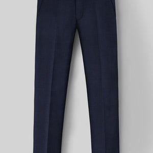 Napolean Alda Gingham Blue Wool Suit