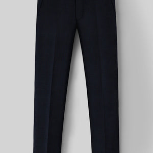 Napolean Alda Gingham Dark Blue Wool Suit