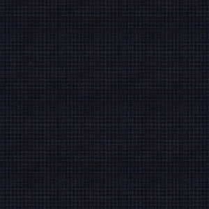 Napolean Alda Gingham Dark Blue Wool Suit