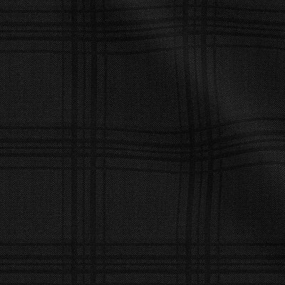 Napolean Brook Overcheck Black Wool Jacket