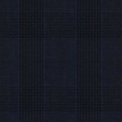 Napolean Devon Check Blue Wool Suit