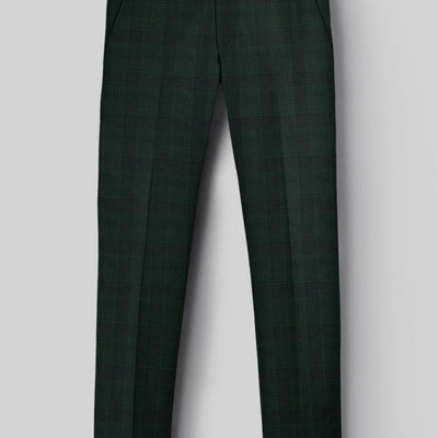 Napolean Devon Check Green Wool Suit