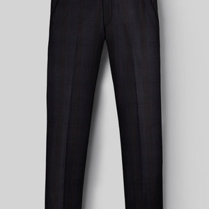 Napolean Devon Check Violet Wool Pants