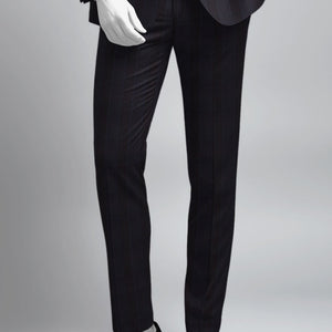 Napolean Devon Check Violet Wool Suit