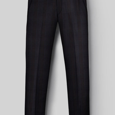 Napolean Devon Check Violet Wool Suit