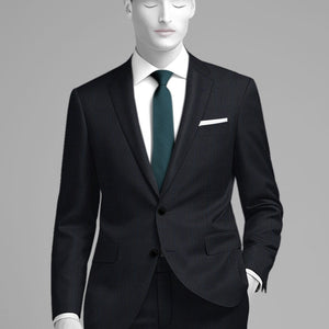 Napolean Esso Tartan Blue Wool Suit