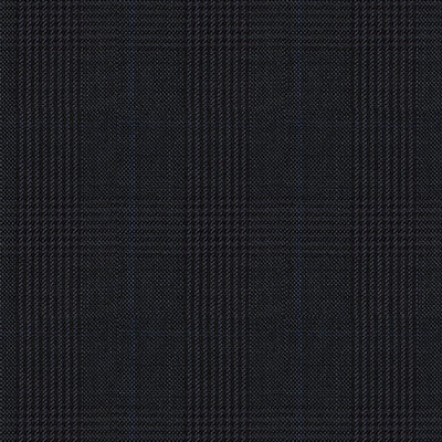 Napolean Esso Tartan Blue Wool Suit