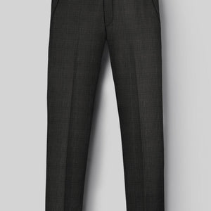 Napolean Esso Tartan Charcoal Wool Pants