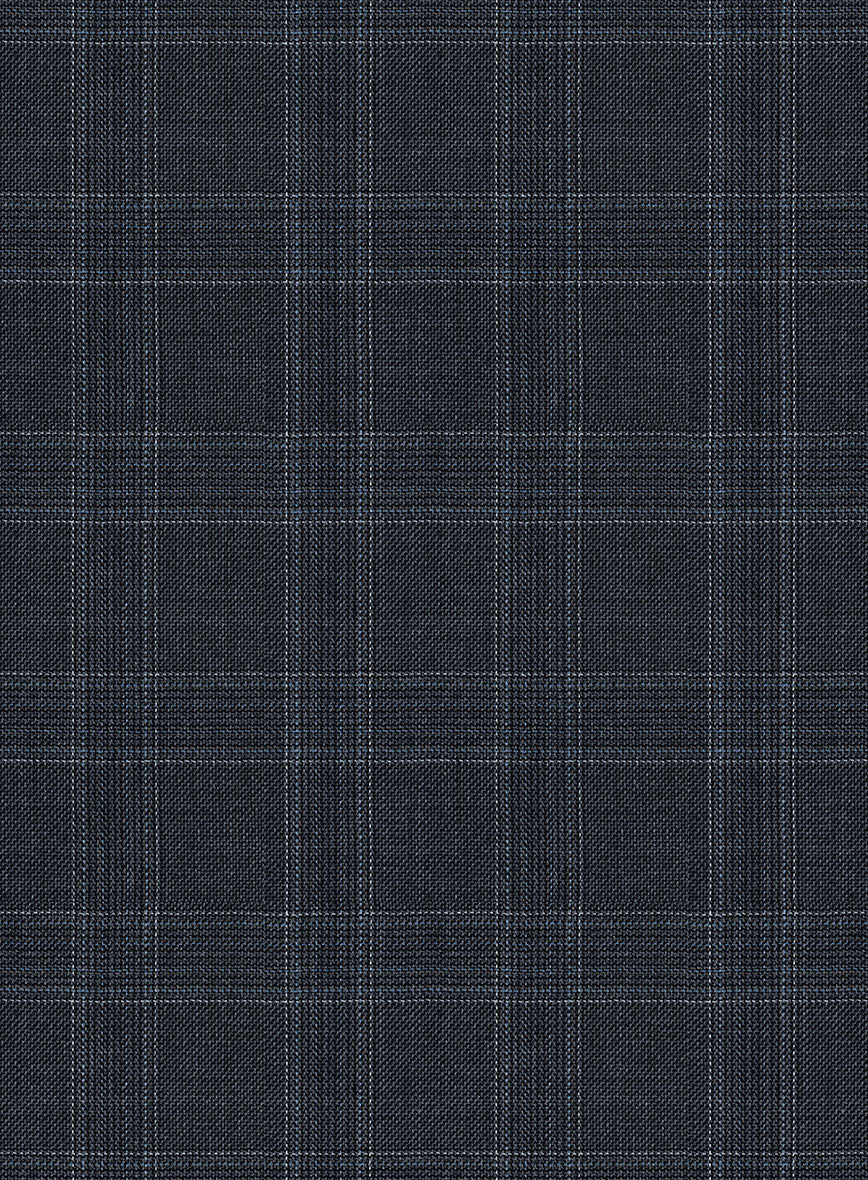 Napolean Gisde Glen Blue Wool Pants