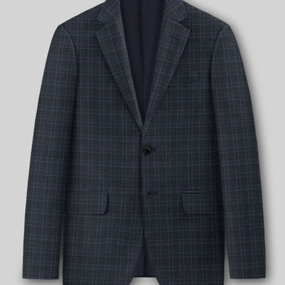 Napolean Gisde Glen Blue Wool Suit