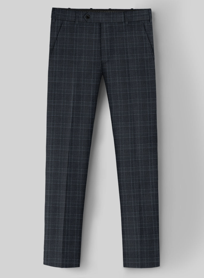 Napolean Gisde Glen Blue Wool Suit