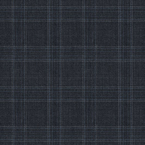 Napolean Gisde Glen Blue Wool Suit