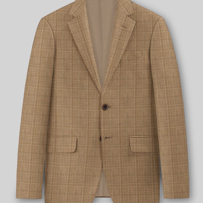 Napolean Gisde Glen Brown Wool Jacket
