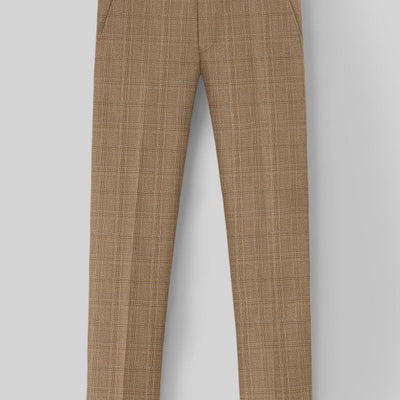 Napolean Gisde Glen Brown Wool Pants