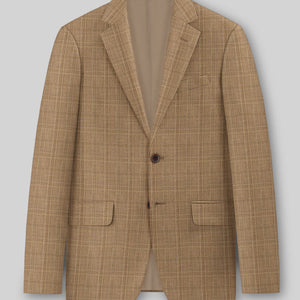 Napolean Gisde Glen Brown Wool Suit