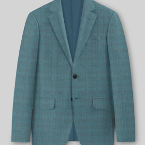 Napolean Gisde Glen Light Blue Wool Suit