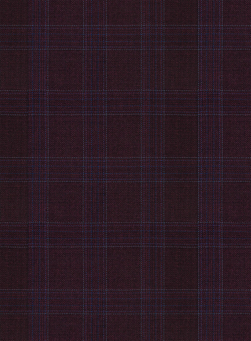 Napolean Gisde Glen Purple Wool Jacket