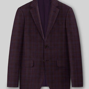 Napolean Gisde Glen Purple Wool Suit