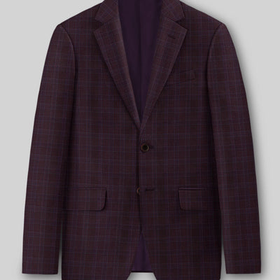 Napolean Gisde Glen Purple Wool Suit