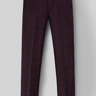 Napolean Gisde Glen Purple Wool Suit