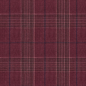 Napolean Xina Tartan Maroon Wool Suit