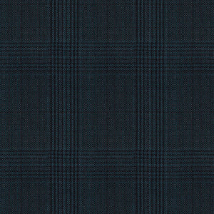 Napolean Xina Tartan Teal Blue Wool Jacket